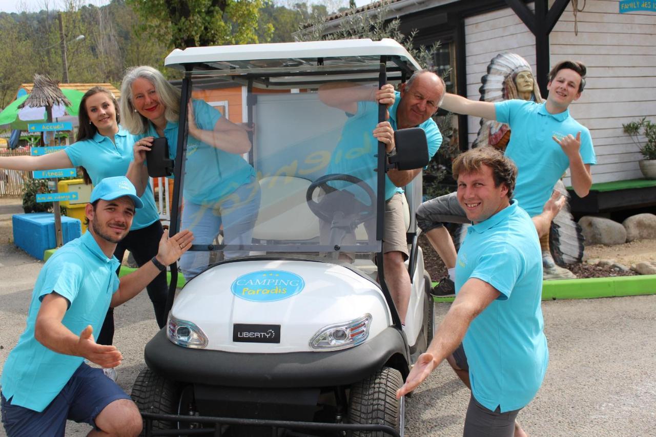 Camping Paradis Family Des Issoux Lalevade-dʼArdèche Bagian luar foto